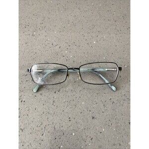 COLE HAAN CH1022 II Eyeglasses Frames ONLY 53-16-135 Black/Blue Teal Marble